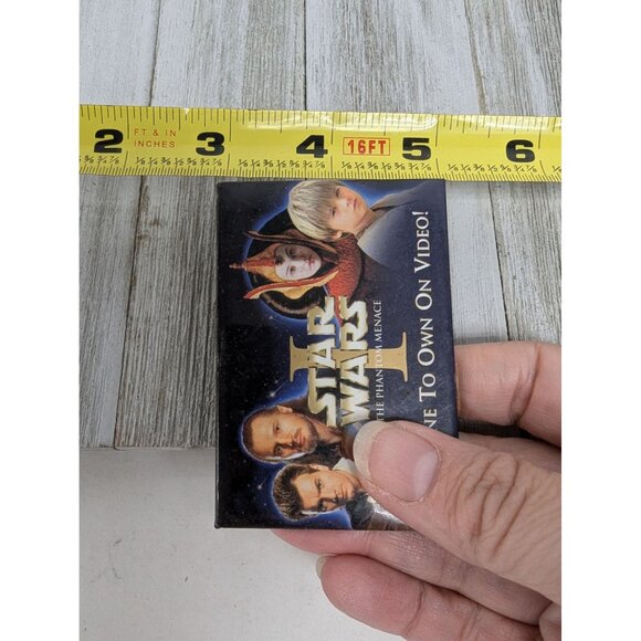 Star Wars "The Phantom Menace" Promotional Pin 2000 Lucasfilm Pinback - Picture 5 of 5
